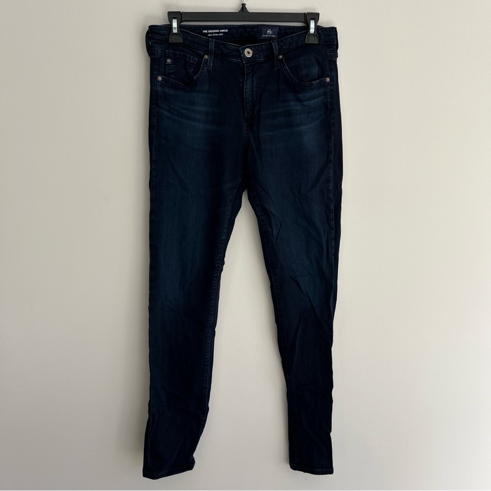 AG Adriano Goldschmied Women's Midnight Blue Skinny Legging size 29